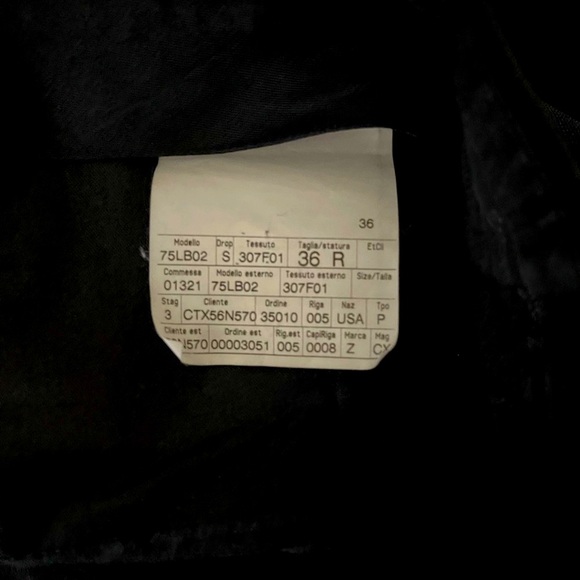 Ermenegildo Zegna Black Flat Front Men's pants - Picture 5 of 7